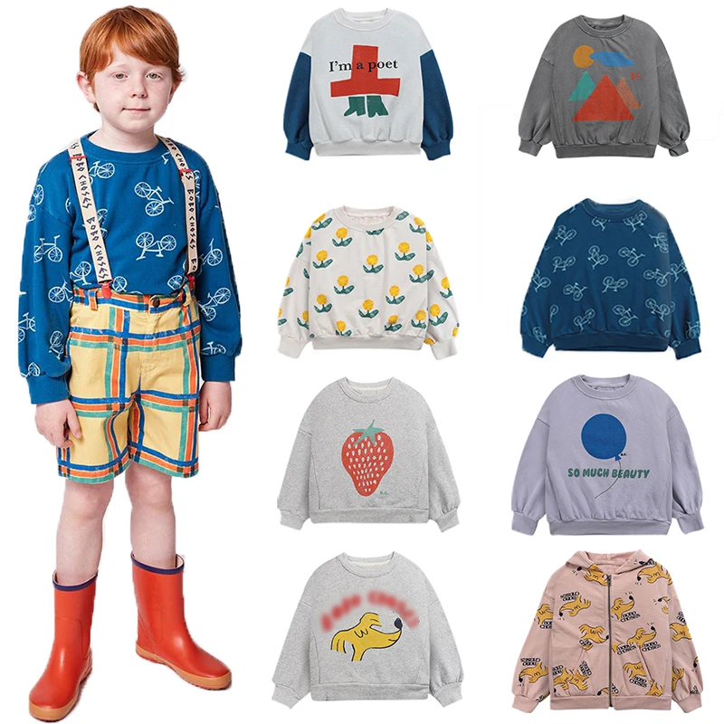 2022 New Kids Sweatshirts Long Sleeve Cotton Spring BC Children's Sweater Bobo Tops Clothes Boys Girls Cute Print Outwear Sets
2022 New Kids Sweatshirts Long Sleeve Cotton Spring BC Children's Sweater Bobo Tops Clothes Boys Girls Cute Print Outwear Sets