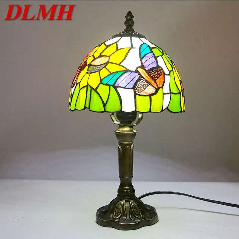 DLMH Tiffany Glass Table Lamp LED Creative Color Butterfly Pattern Desk Light Decor For Home Living Room Bedroom
DLMH Tiffany Glass Table Lamp LED Creative Color Butterfly Pattern Desk Light Decor For Home Living Room Bedroom