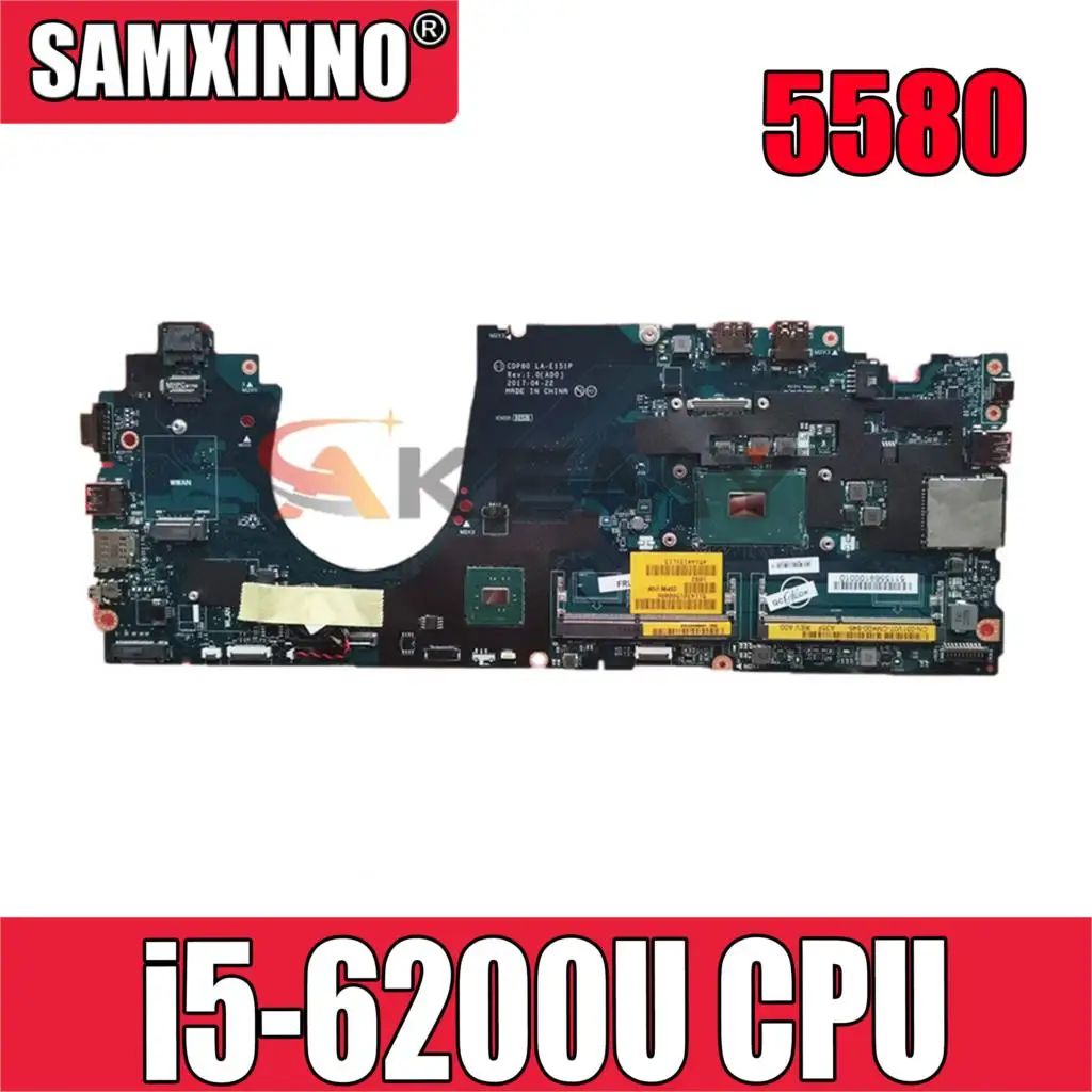 Оригинальная материнская плата для ноутбука DELL Latitude 5580 i5-6200U материнская плата CN-00C245 00C245 CDM80 LA-E091P SR2EY
Оригинальная материнская плата для ноутбука DELL Latitude 5580 i5-6200U материнская плата CN-00C245 00C245 CDM80 LA-E091P SR2EY