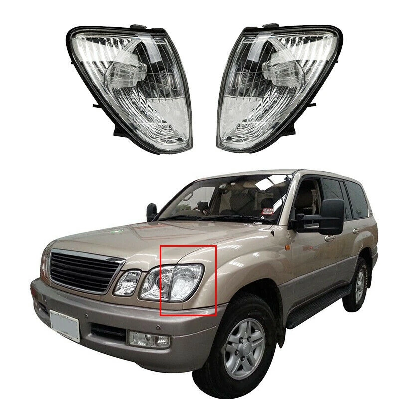 Car Front Corner Light Front Side Corner Light Turn Signal Lamp Clear Corner Lights Car Parts for Lexus LX470 1998-2007
Car Front Corner Light Front Side Corner Light Turn Signal Lamp Clear Corner Lights Car Parts for Lexus LX470 1998-2007