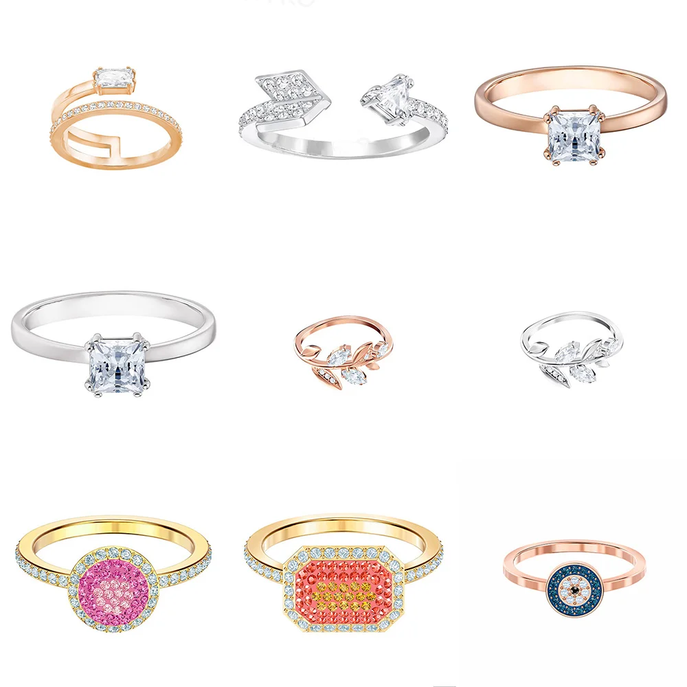 SWA Ellen JZ003 Naughty Exquisite Lady Heart-shaped Exquisite Ring Lady Jewelry Fine Jewelry with Box
SWA Ellen JZ003 Naughty Exquisite Lady Heart-shaped Exquisite Ring Lady Jewelry Fine Jewelry with Box