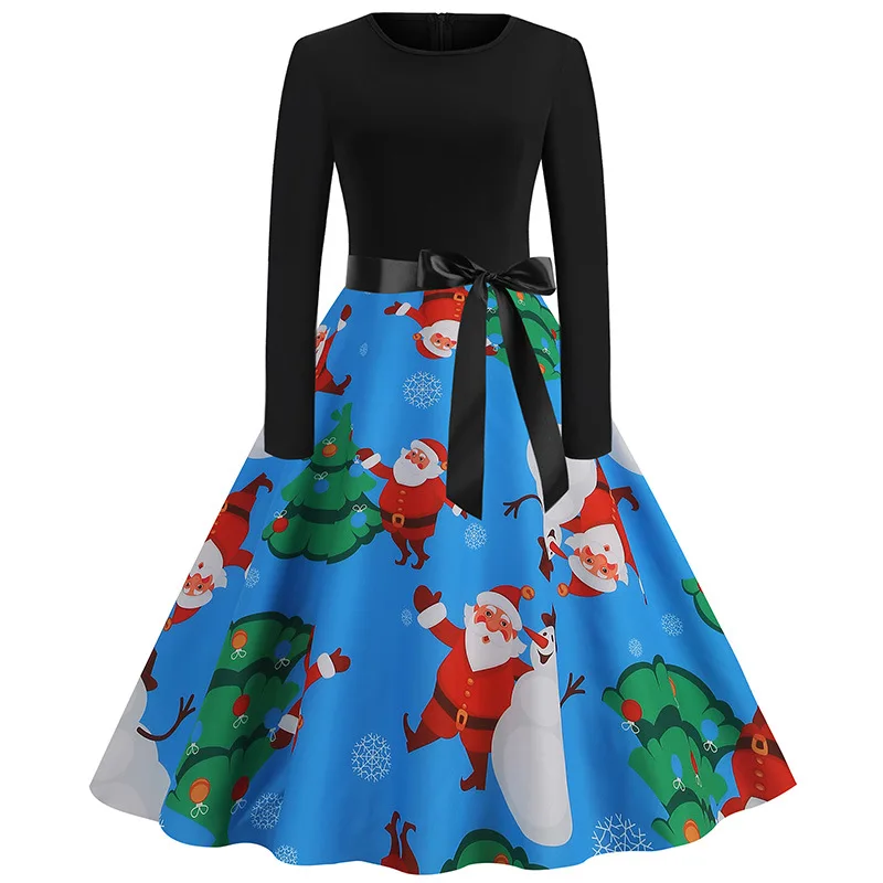 2023 Autumn Foreign Trade New Women's Fashion Christmas Round Neck Slim Fit Printed Dress for Women Party Dresses
2023 Autumn Foreign Trade New Women's Fashion Christmas Round Neck Slim Fit Printed Dress for Women Party Dresses