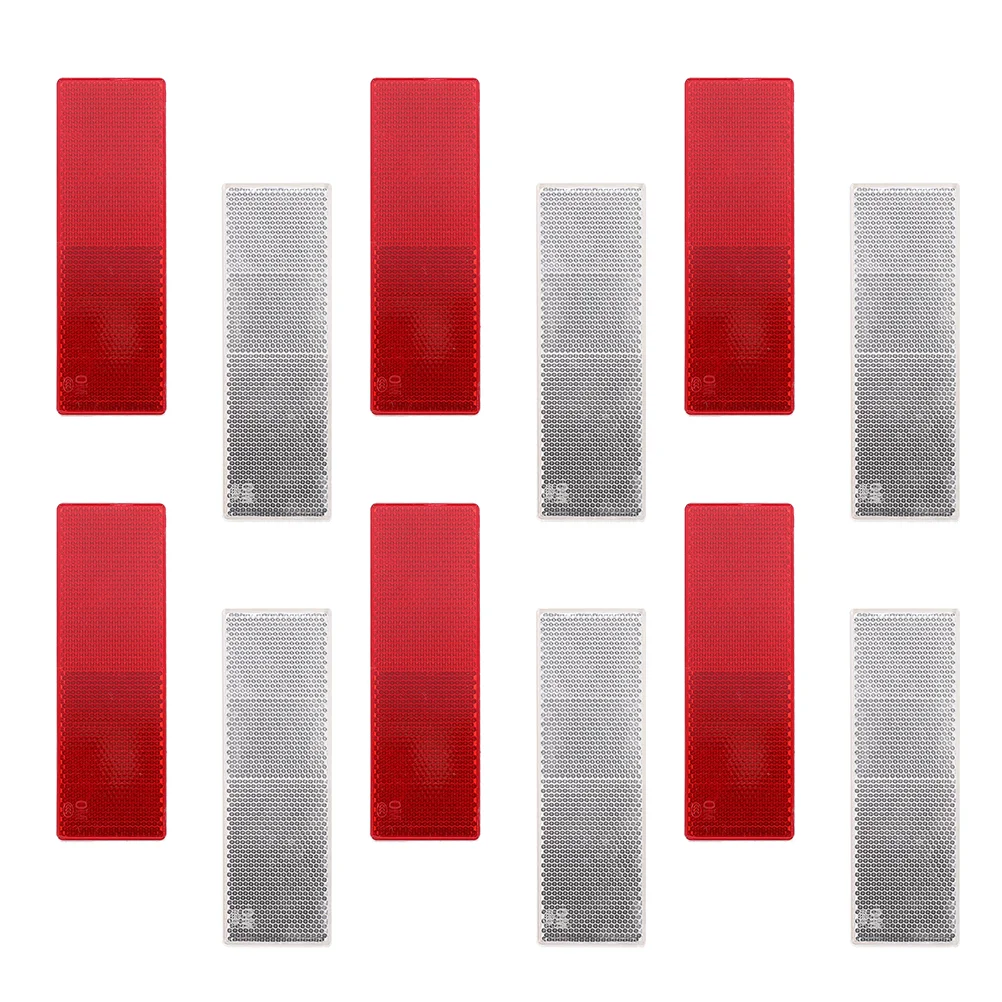 12 Pcs Universal Vehicle Reflectors Plastic Auto Adhesive Rectangular Car Reflective Stickers Vehicles Strip
12 Pcs Universal Vehicle Reflectors Plastic Auto Adhesive Rectangular Car Reflective Stickers Vehicles Strip