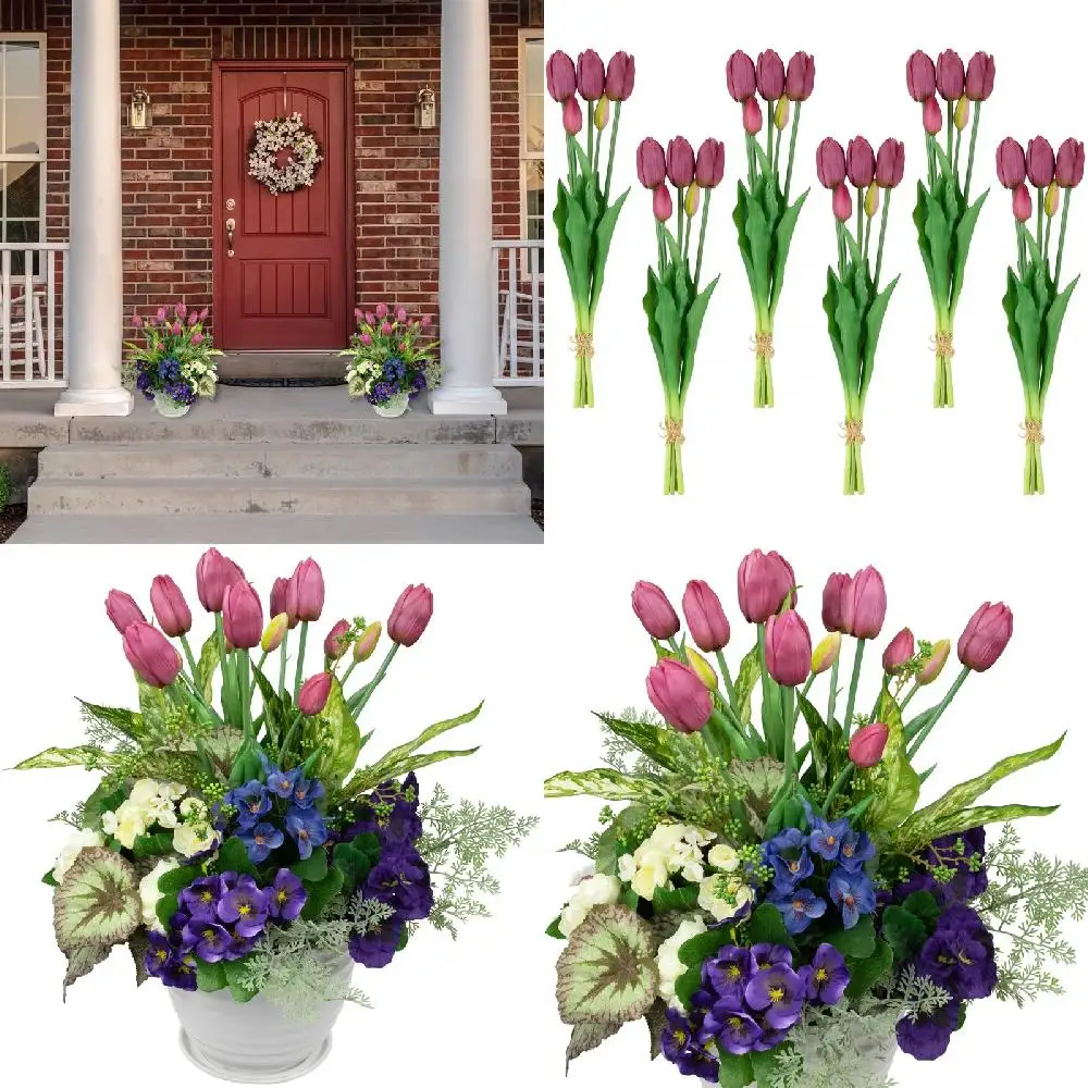 Length Latex Tulips Gorgeous 6 Pack 18" Long Purple Artificial Latex Tulip Floral Bundles
Length Latex Tulips Gorgeous 6 Pack 18" Long Purple Artificial Latex Tulip Floral Bundles