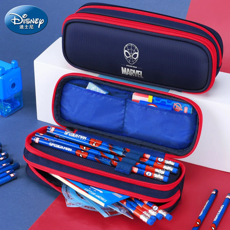 Disney Children's Stationery Box Spider Man Pencil Bag Boy Large Capacity Multi-layer Pencil Box Lovely Primary School
Disney Children's Stationery Box Spider Man Pencil Bag Boy Large Capacity Multi-layer Pencil Box Lovely Primary School