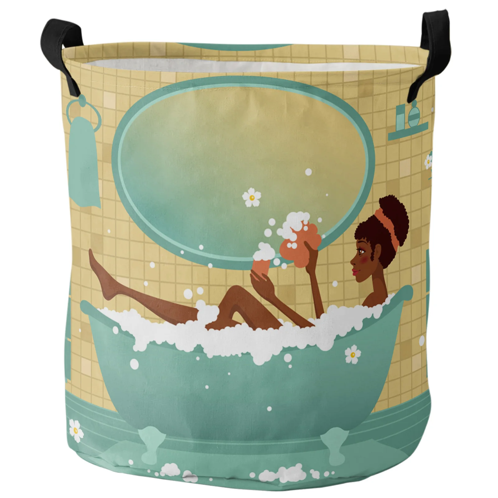 Bathroom Woman Bathing Folding Laundry Basket Toy Organizer Laundry Hamper for Dirty Clothing Storage Baskets
Bathroom Woman Bathing Folding Laundry Basket Toy Organizer Laundry Hamper for Dirty Clothing Storage Baskets