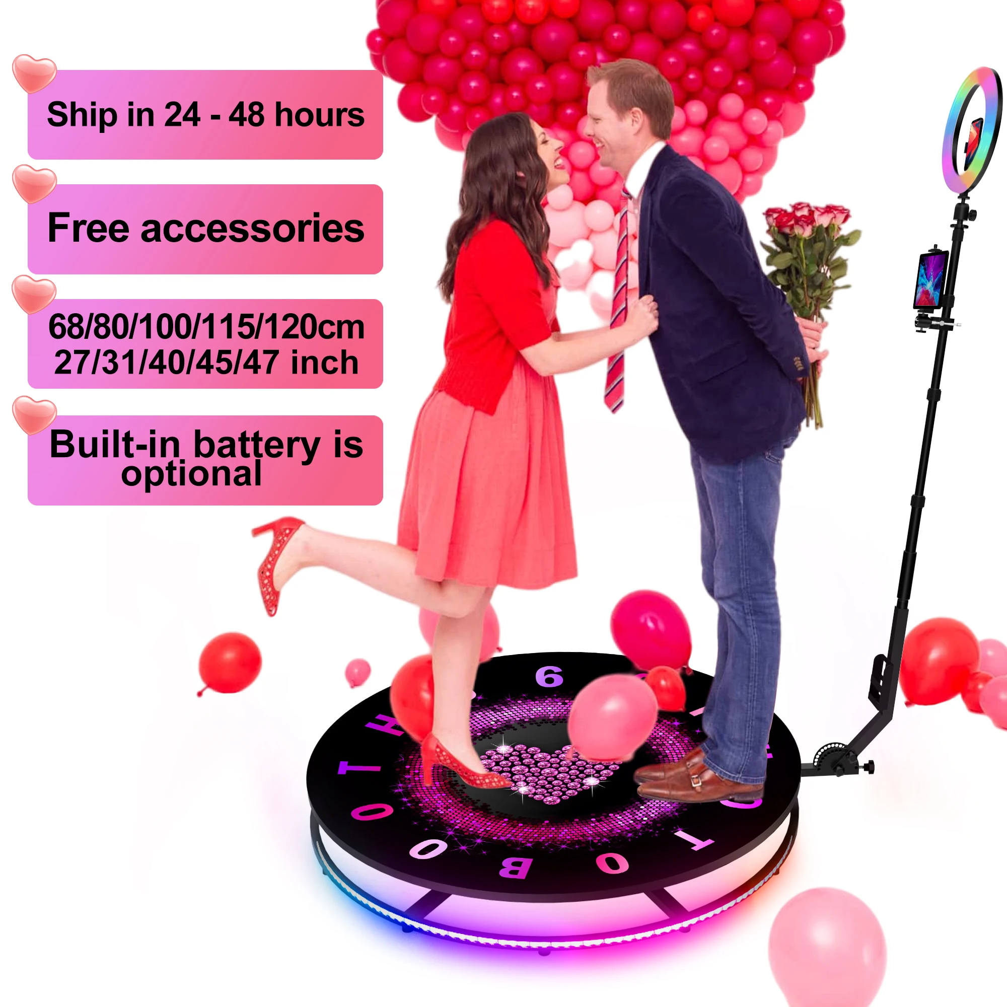 360 Spinner New Photobooth 360 Photo Booth Video Booth Ipad Photo Booth 360 Photobooth Machine Enclosure Platform
360 Spinner New Photobooth 360 Photo Booth Video Booth Ipad Photo Booth 360 Photobooth Machine Enclosure Platform