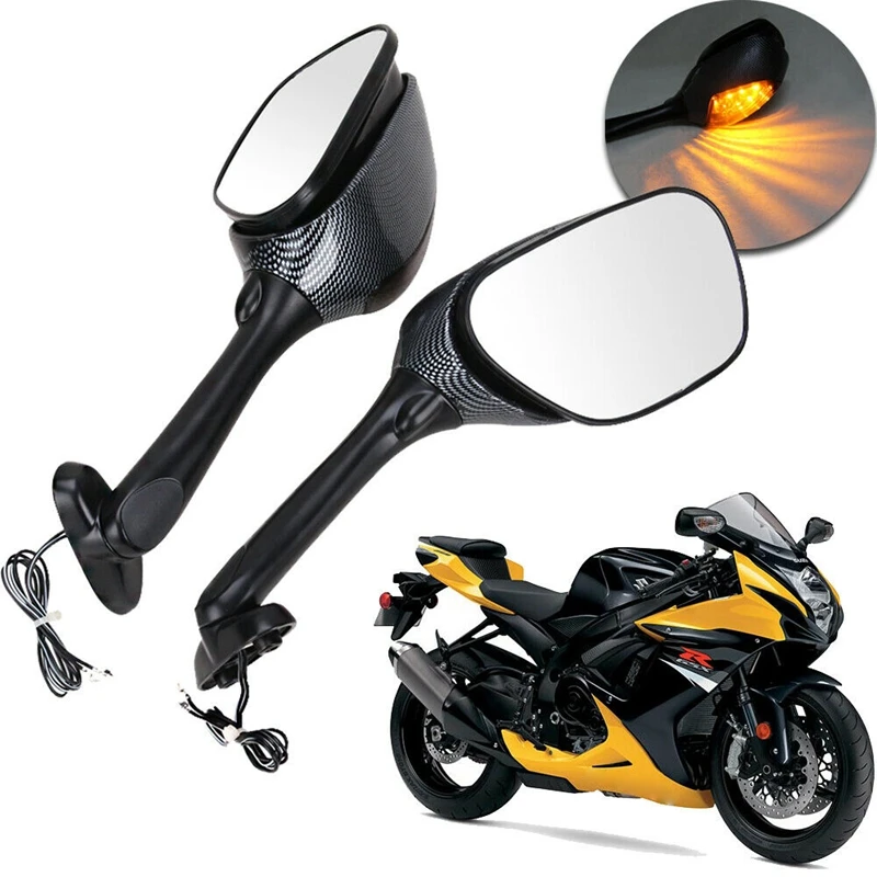 Зеркало заднего вида с указателем поворота для мотоцикла Suzuki GSXR600 GSXR750 2006-2012 GSXR 1000 2005-2008, 2 шт.
Зеркало заднего вида с указателем поворота для мотоцикла Suzuki GSXR600 GSXR750 2006-2012 GSXR 1000 2005-2008, 2 шт.