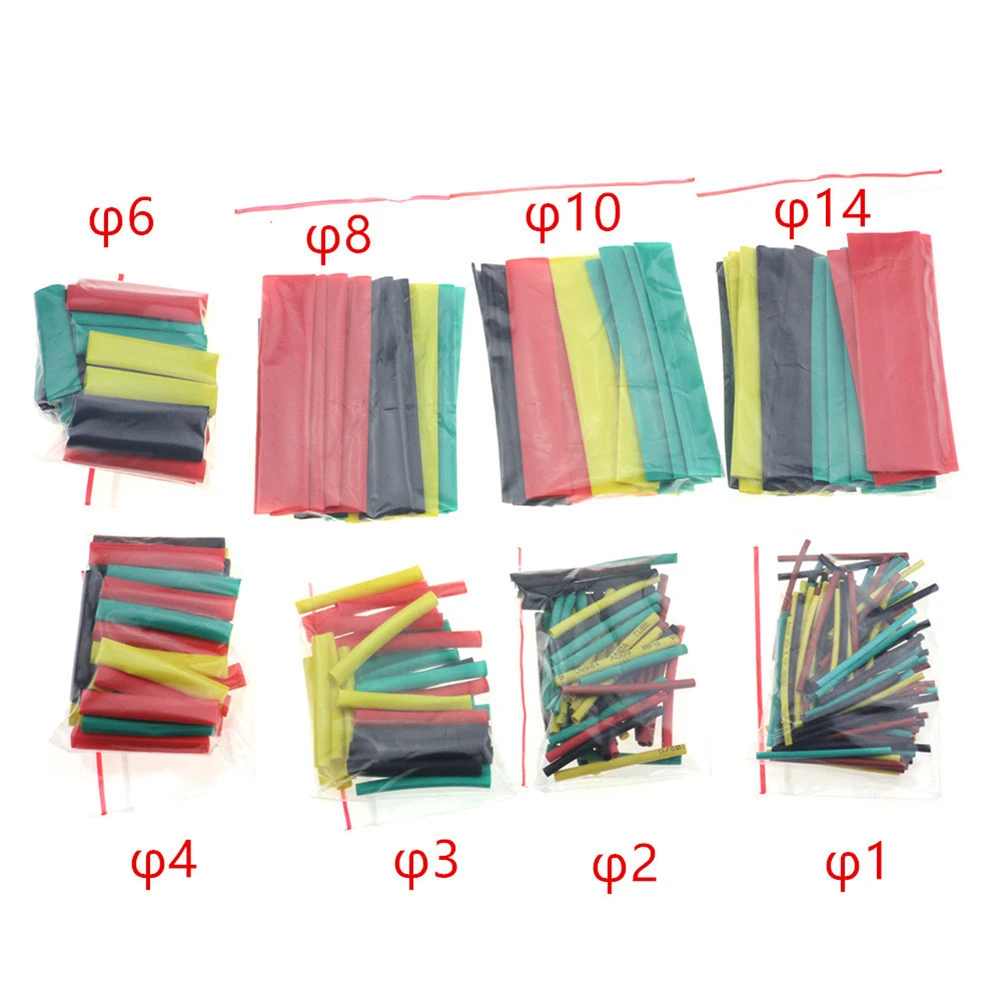 328Pcs Heat Shrink Tube Assist Hook Rig Tubes Electronic Polyolefin Cable Sleeve Fishhook Heat Shrink Tube Fishing Tackle Pesca
328Pcs Heat Shrink Tube Assist Hook Rig Tubes Electronic Polyolefin Cable Sleeve Fishhook Heat Shrink Tube Fishing Tackle Pesca