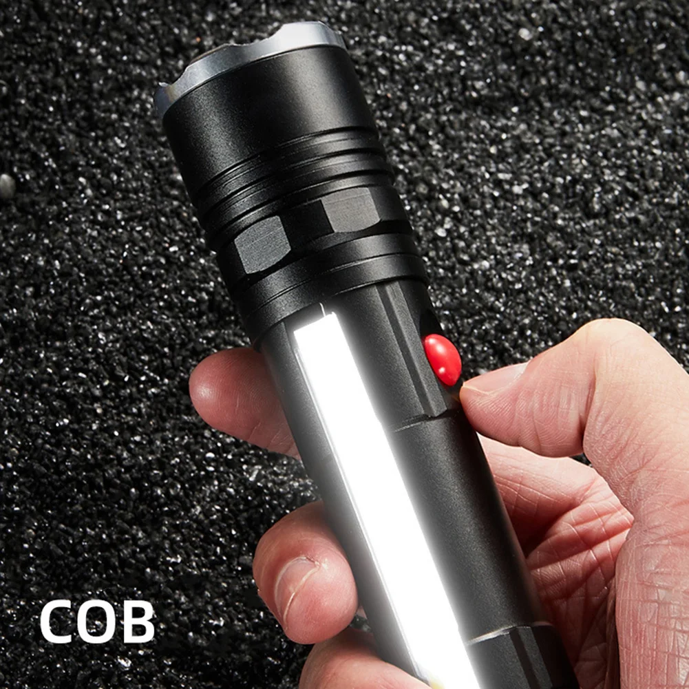 Outdoor Flashlight USB Rechargeable Torch COB Strong Light Flashlight Camping Emergency Flashlight Outdoor Light
Outdoor Flashlight USB Rechargeable Torch COB Strong Light Flashlight Camping Emergency Flashlight Outdoor Light