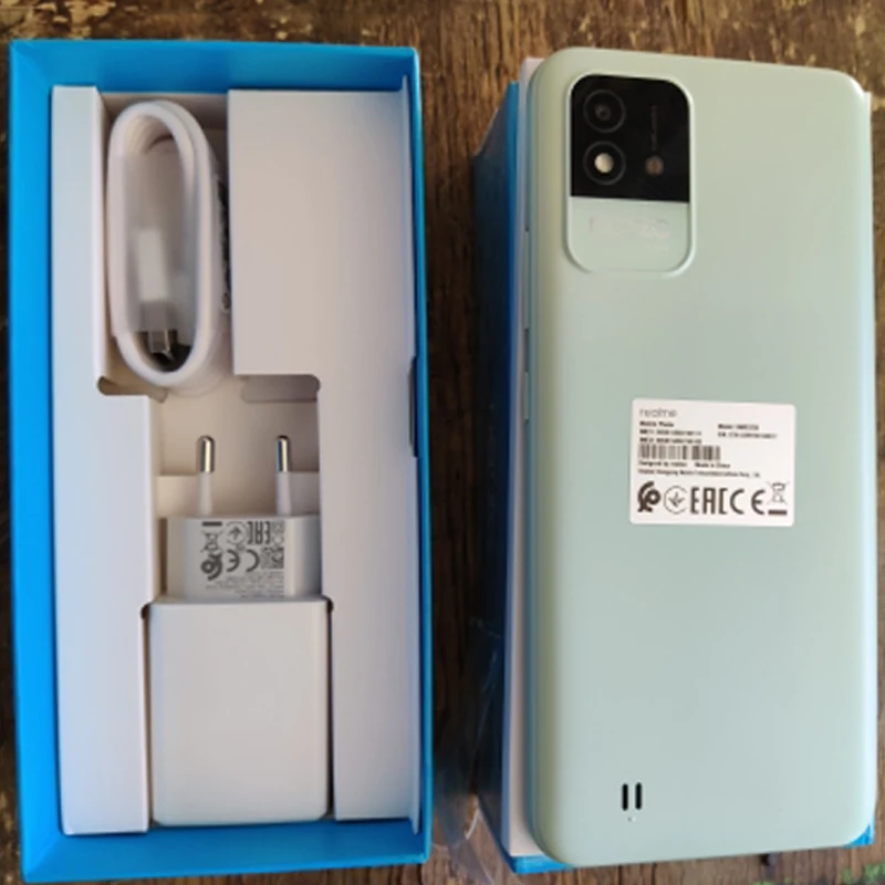 Глобальная версия realme narzo 50i 6 5 "Большой дисплей Смартфон 4 ГБ 64 5000mAh Аккумулятор