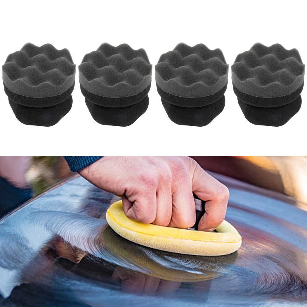 Waxing Polishing Pads Applicator 4Pack Accessories Black Hex Grip Replacement Soft Sponge Tire Dressing Useful
Waxing Polishing Pads Applicator 4Pack Accessories Black Hex Grip Replacement Soft Sponge Tire Dressing Useful