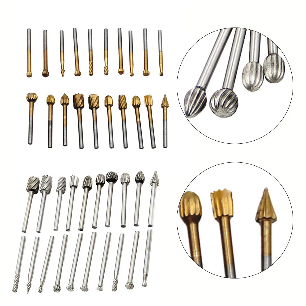 20pcs High Speed Wood Working Drill Bit 3mm Rotary Files Mini Round HSS Burr Set Wood Carving Rasp For Shank Burs Tool
20pcs High Speed Wood Working Drill Bit 3mm Rotary Files Mini Round HSS Burr Set Wood Carving Rasp For Shank Burs Tool