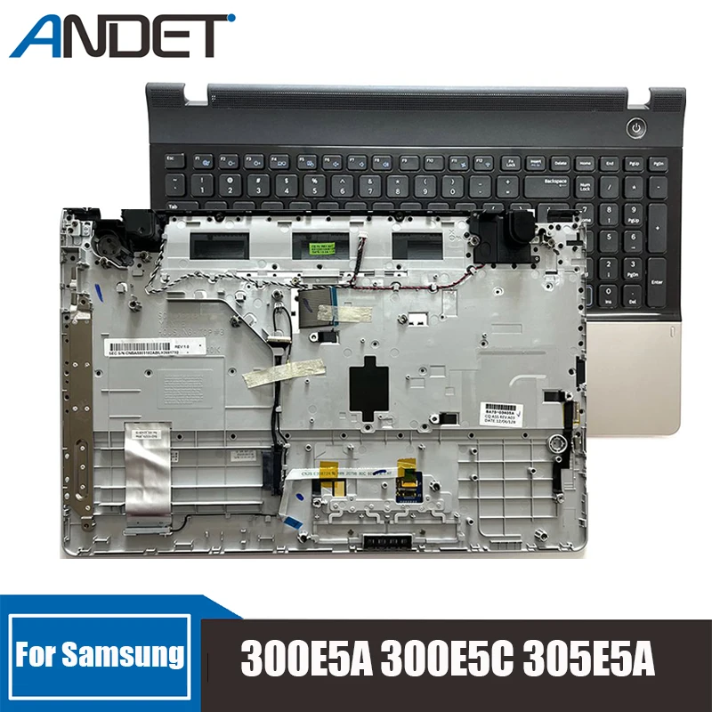 New For Samsung NP 300E5A 300E5C 305E5A Palmrest Upper Cover Silver US Keyboard Bezel Top Case Laptop Accessories C Shell
New For Samsung NP 300E5A 300E5C 305E5A Palmrest Upper Cover Silver US Keyboard Bezel Top Case Laptop Accessories C Shell