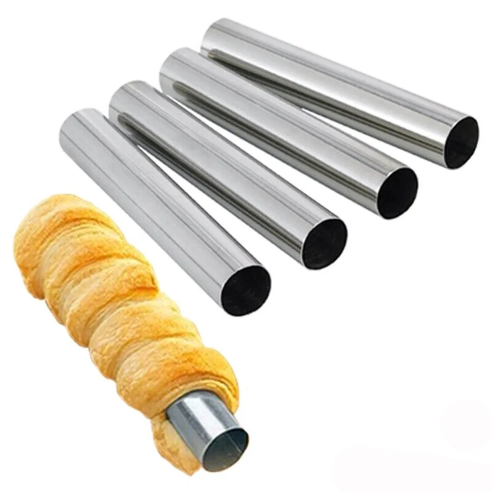 5/10/15PCS Cannoli Tubes 11.8CM Stainless Steel Cream Horn Mould Butter Horns Pastry Bakeware Kitchen Baking Tools
5/10/15PCS Cannoli Tubes 11.8CM Stainless Steel Cream Horn Mould Butter Horns Pastry Bakeware Kitchen Baking Tools