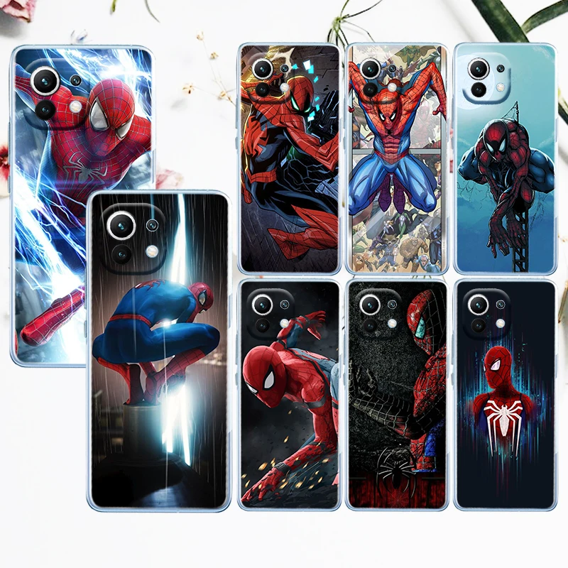 Marvel Avengers Spider-Man For Xiaomi Mi 12 12X 11 11T 11i 10T 10 Pro Lite Ultra 5G 9T 9SE A3 Transparent Soft TPU Phone Case
Marvel Avengers Spider-Man For Xiaomi Mi 12 12X 11 11T 11i 10T 10 Pro Lite Ultra 5G 9T 9SE A3 Transparent Soft TPU Phone Case