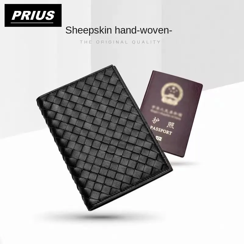 High Quality Men Sheepskin Genuine Leather ID Card Passport Cover Purse Woven Multi-Function Card Holder Business Travel Wallet
High Quality Men Sheepskin Genuine Leather ID Card Passport Cover Purse Woven Multi-Function Card Holder Business Travel Wallet