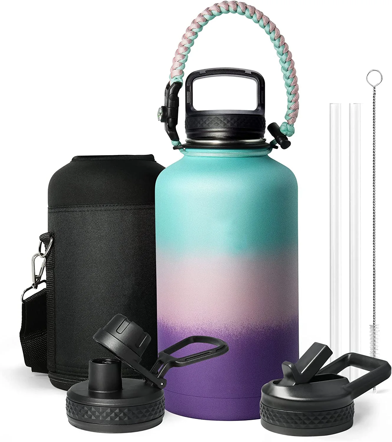 Large Capacity Vacuum Flask Sports Thermos Bottle 32OZ Thermal Insulation Cup for Office Travel Camping Hiking Yoga Gym Fitness
Large Capacity Vacuum Flask Sports Thermos Bottle 32OZ Thermal Insulation Cup for Office Travel Camping Hiking Yoga Gym Fitness