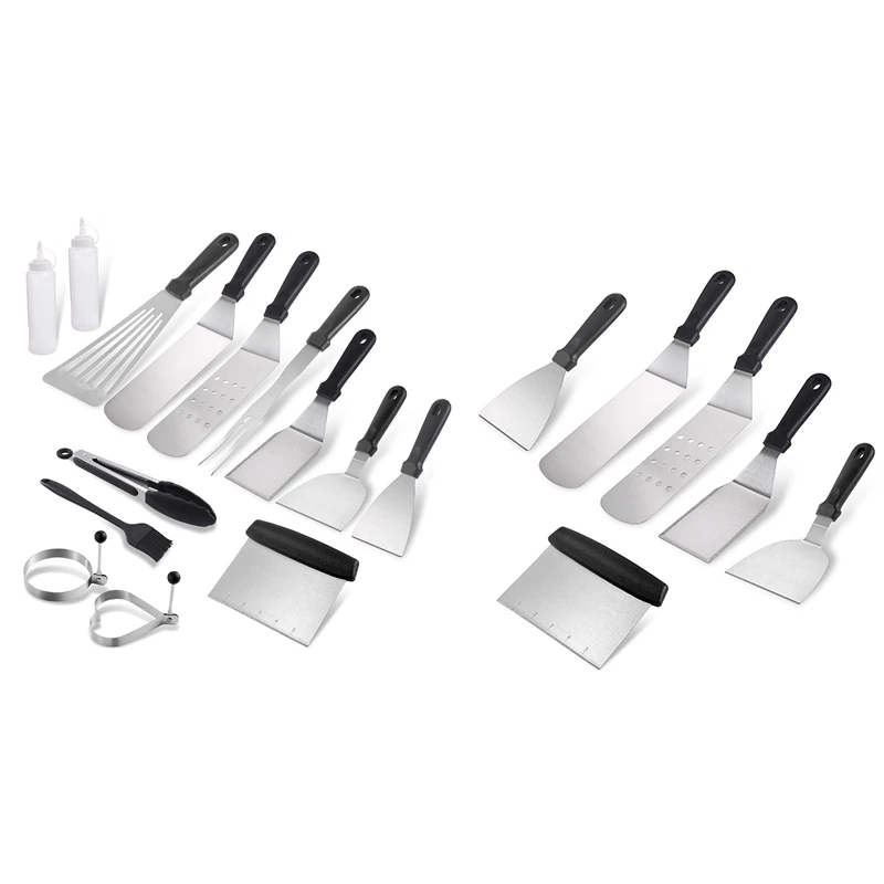 

Griddle Accessories Kit 16Pcs Griddle Grill Tools Set For Blackstone And Camp Chef Stainless Steel BBQ Accessories Parts