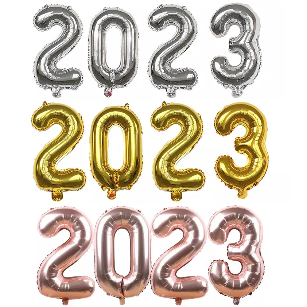 32inch New Year 2023 Number Foil Balloons Rose Gold Silver Air Balls Happy New Year 2023 Christmas Decorations Supplies
32inch New Year 2023 Number Foil Balloons Rose Gold Silver Air Balls Happy New Year 2023 Christmas Decorations Supplies