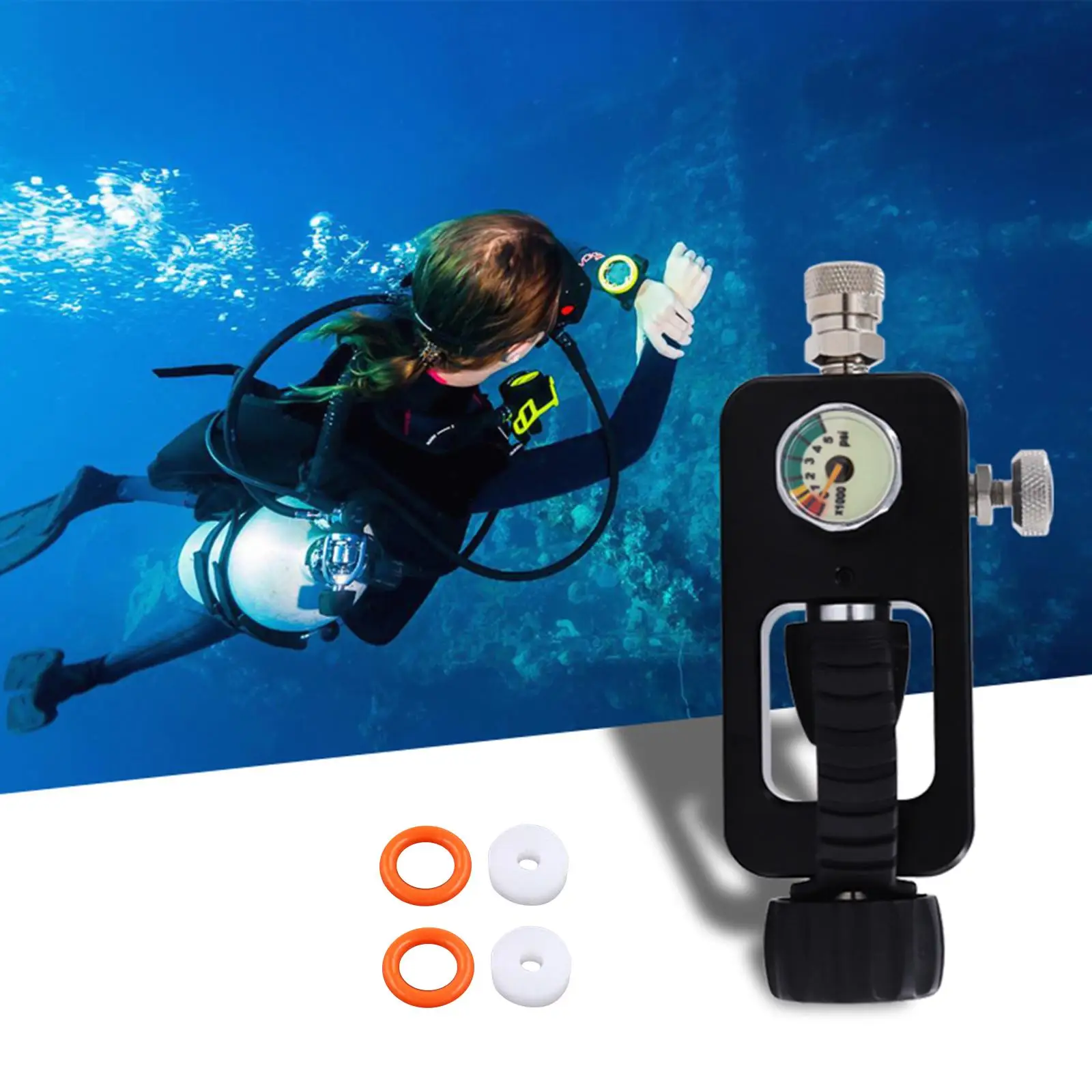 Scuba Valve Refill Adapter with Gasket Tank Refill Adapter Din Valve Scuba Adapter Portable Lightweight Tank Filling Adapter
Scuba Valve Refill Adapter with Gasket Tank Refill Adapter Din Valve Scuba Adapter Portable Lightweight Tank Filling Adapter