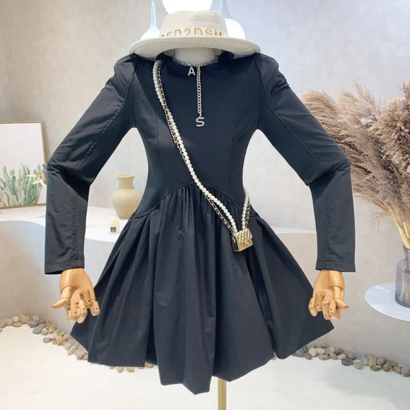 Niche Design New Women's Clothing 2022 Spring Simple Round Neck Loose And Versatile Slim Doll Dress
Niche Design New Women's Clothing 2022 Spring Simple Round Neck Loose And Versatile Slim Doll Dress