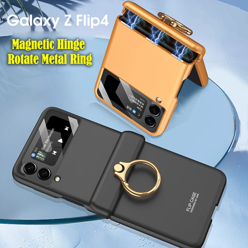 Lens Protective Film Armor Cover for Samsung Galaxy Z Flip 4 5G Magnetic Hinge Case for Samsung Z Flip 4 Hinge Ring Holder Case
Lens Protective Film Armor Cover for Samsung Galaxy Z Flip 4 5G Magnetic Hinge Case for Samsung Z Flip 4 Hinge Ring Holder Case