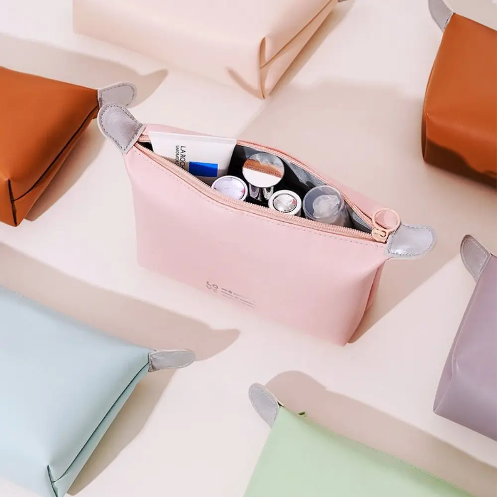 Capacity Cream Color Wash Pouch Makeup Bags Women Toiletry Bag Travel Organizer Korean Storage Bags PU Cosmetic Bag
Capacity Cream Color Wash Pouch Makeup Bags Women Toiletry Bag Travel Organizer Korean Storage Bags PU Cosmetic Bag