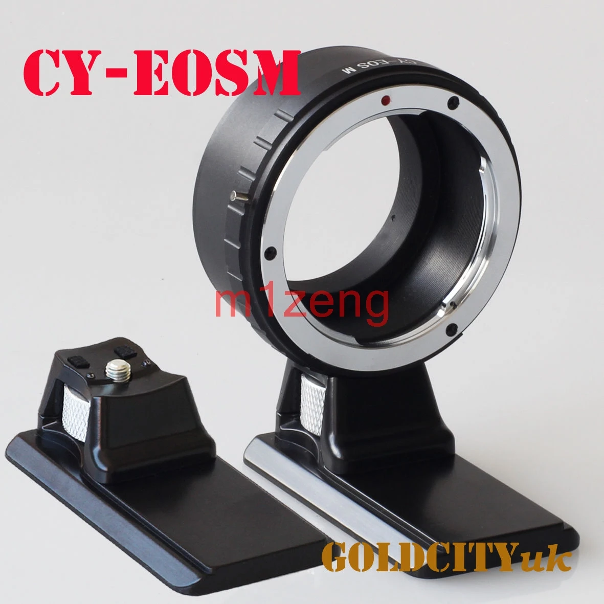 

adapter ring with tripod for Contax/Yashics CY Lens to canon EOS-M mount eosm/m1/m2/m3/m5/m6/m10/m50/m100 EF-M Mirrorless Camera