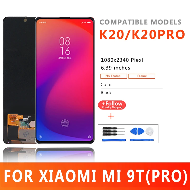 Дисплей 6,39 дюйма Мобильный телефон Lcd s для Mi 9T 9T Pro с дигитайзером сенсорного экрана для RedMi K20 K20 Pro M1903F10G, ЖК-экран s
Дисплей 6,39 дюйма Мобильный телефон Lcd s для Mi 9T 9T Pro с дигитайзером сенсорного экрана для RedMi K20 K20 Pro M1903F10G, ЖК-экран s