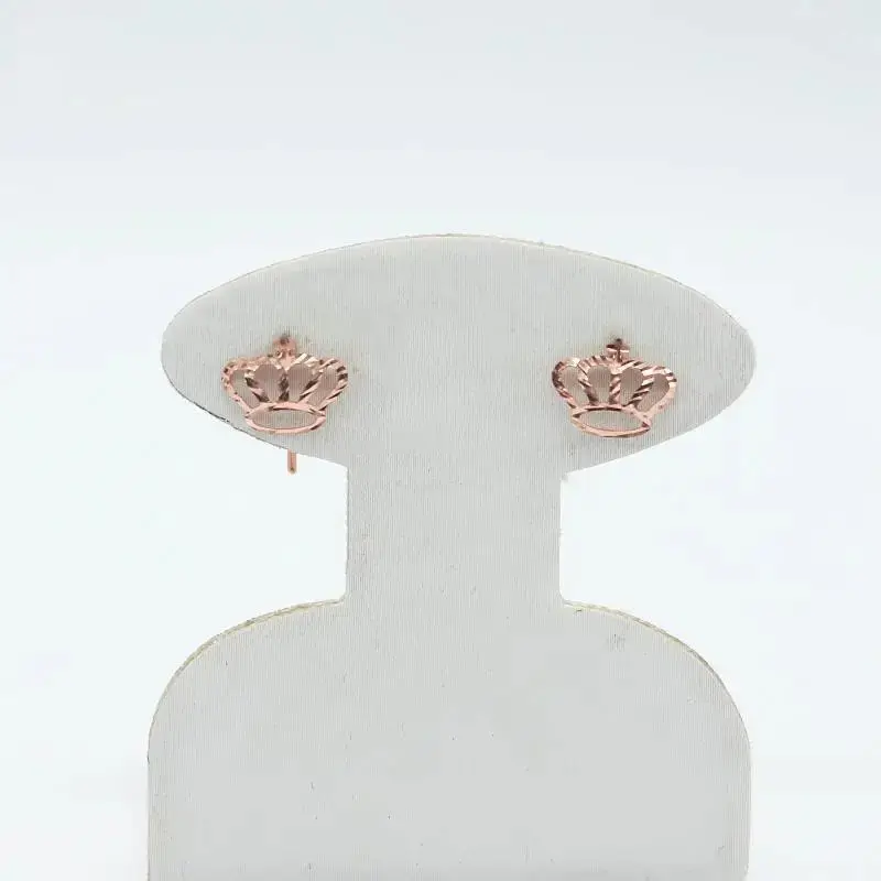 Russian Purple Gold Crown Earrings Simple Korean Style Small and Versatile Exquisite Fashion Ear Clips Ear Studs Earrings Ladies
Russian Purple Gold Crown Earrings Simple Korean Style Small and Versatile Exquisite Fashion Ear Clips Ear Studs Earrings Ladies