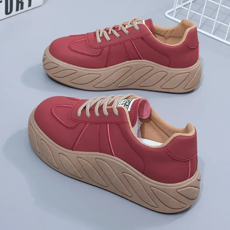 Women's Shoe Board Shoes New Casual Shoes College Style High Beauty Leather Small White Shoes for Women Platform Shoes
Women's Shoe Board Shoes New Casual Shoes College Style High Beauty Leather Small White Shoes for Women Platform Shoes