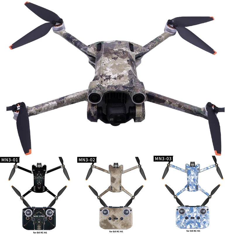 for DJI MINI 3 PRO PVC Sticker Skin Drone Body Remote Control Protective Film Decorative Stickers DJI RC Accessories
for DJI MINI 3 PRO PVC Sticker Skin Drone Body Remote Control Protective Film Decorative Stickers DJI RC Accessories