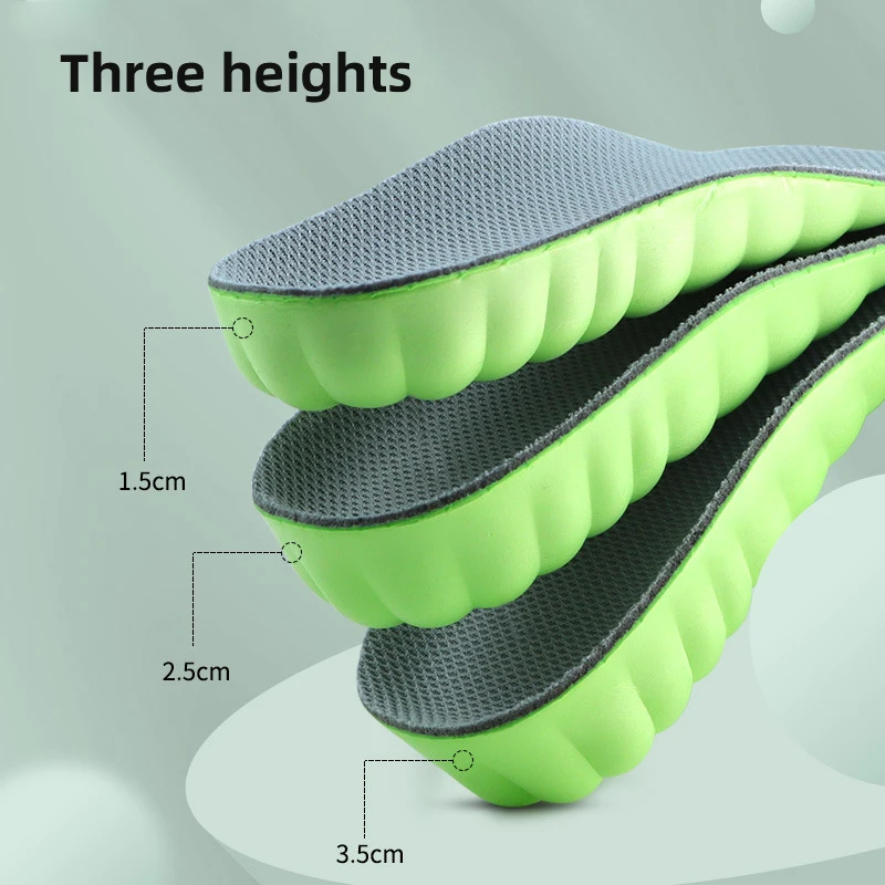1.5/2.5/3.5 Cm Arch Support Height Increase Insoles Light Weight Soft Elastic Lift Soft Elastic Lifting For Men Women Shoes Pads
1.5/2.5/3.5 Cm Arch Support Height Increase Insoles Light Weight Soft Elastic Lift Soft Elastic Lifting For Men Women Shoes Pads
