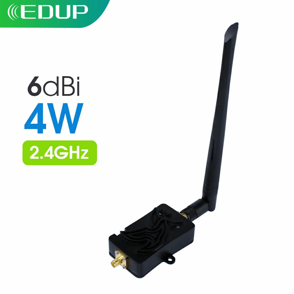 EDUP WiFi Booster WiFi Power Amplifier 2.4GHz 4W WiFi Signal Booster Wireless Range Repeater for WiFi Router Accessories Antenna
EDUP WiFi Booster WiFi Power Amplifier 2.4GHz 4W WiFi Signal Booster Wireless Range Repeater for WiFi Router Accessories Antenna