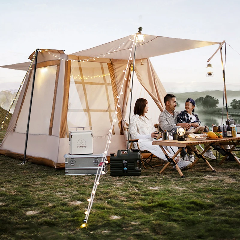 Double Layer Tent Quick Release Awning Accessories Camping Fishing Party Ultralight Tent Beach Tenda De Praia Goods For Tourism
Double Layer Tent Quick Release Awning Accessories Camping Fishing Party Ultralight Tent Beach Tenda De Praia Goods For Tourism