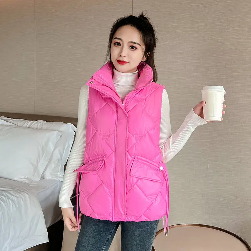 Beardon Autumn And Winter Women's Stand-Up Collar Glossy Vest Western Style Fashion Diamond Short Loose Vest Jacket 2022 New
Beardon Autumn And Winter Women's Stand-Up Collar Glossy Vest Western Style Fashion Diamond Short Loose Vest Jacket 2022 New