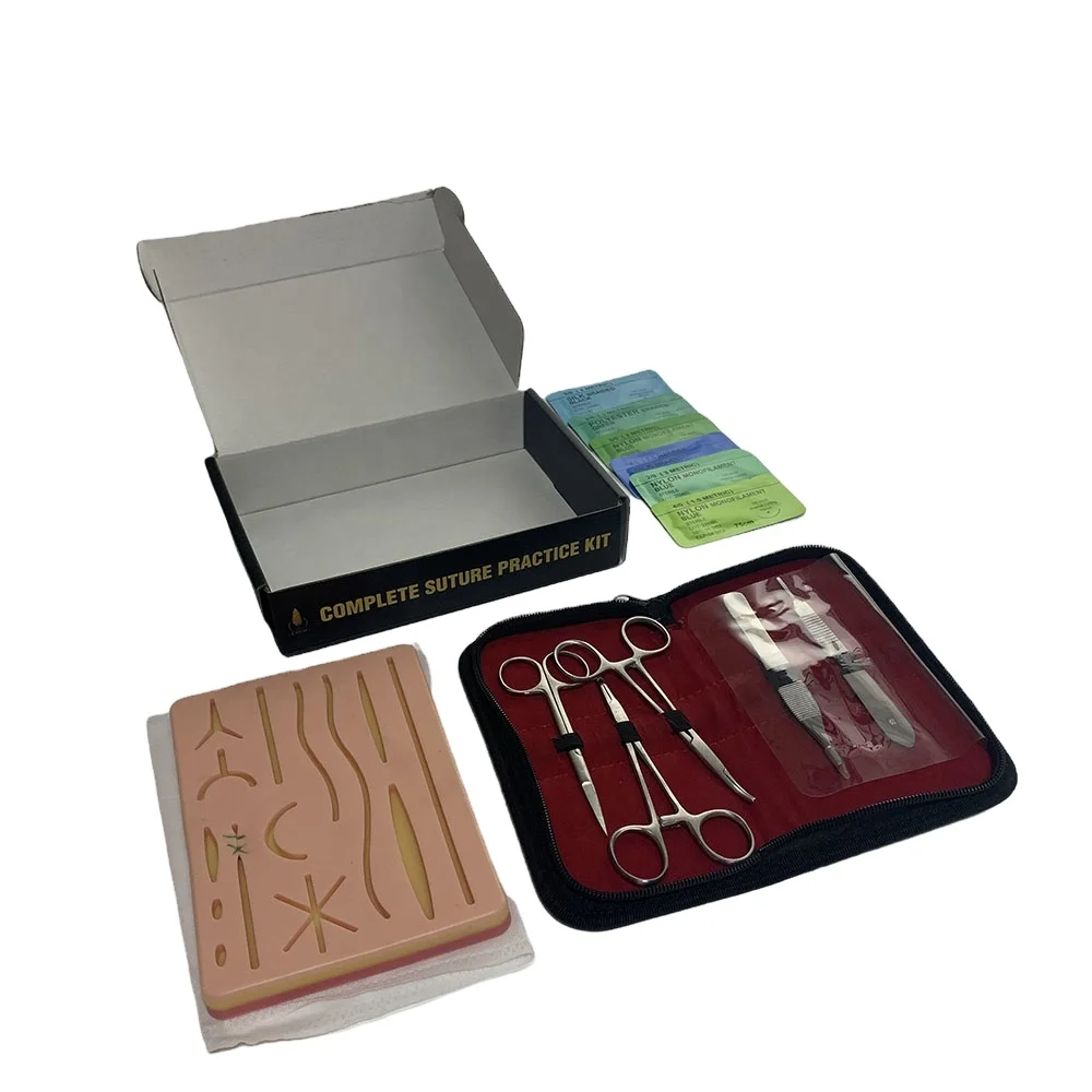 Multiple wounds kit de travaux pratiques de silicon pad surgical training suture
Multiple wounds kit de travaux pratiques de silicon pad surgical training suture