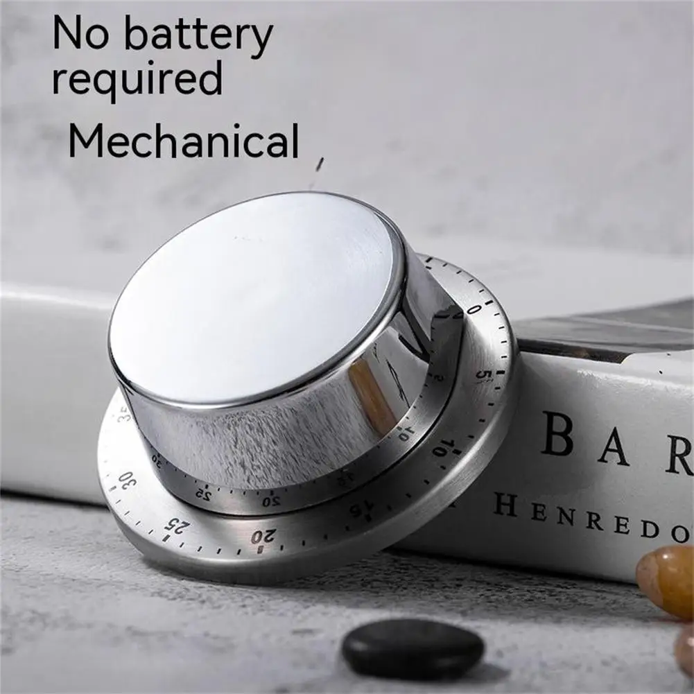 NEW Kitchen Mechanical Timer Stainless Steel Baking Reminder Learning Time Management Alarm Clock For Learning Baking
NEW Kitchen Mechanical Timer Stainless Steel Baking Reminder Learning Time Management Alarm Clock For Learning Baking