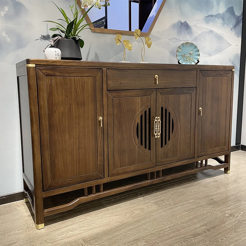 Custom sideboard, solid wood narrow modern minimalist porch, black gold wood locker
Custom sideboard, solid wood narrow modern minimalist porch, black gold wood locker