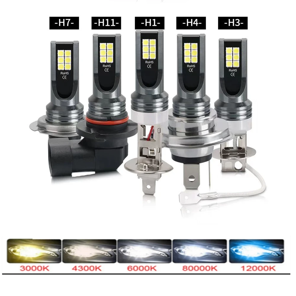 2Pcs H7 LED Car Fog Lamps Light H16 H4 H8 H9 H10 HB3 9005 HB4 9006 Auto Headlight CSP Bulbs Beam 9600Lm 80W High Power 12V 24V
2Pcs H7 LED Car Fog Lamps Light H16 H4 H8 H9 H10 HB3 9005 HB4 9006 Auto Headlight CSP Bulbs Beam 9600Lm 80W High Power 12V 24V