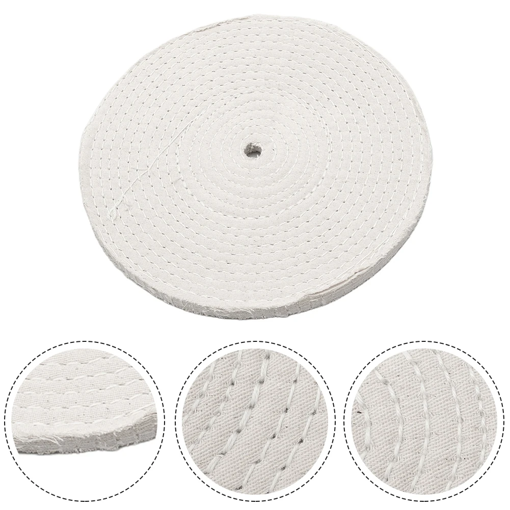 8" Spiral Sewn Stitch Cotton Buffing Wheels, Metal Polishing Buff Pads Jewelry Tool Accessories Woodworking Tools Herramientas
8" Spiral Sewn Stitch Cotton Buffing Wheels, Metal Polishing Buff Pads Jewelry Tool Accessories Woodworking Tools Herramientas