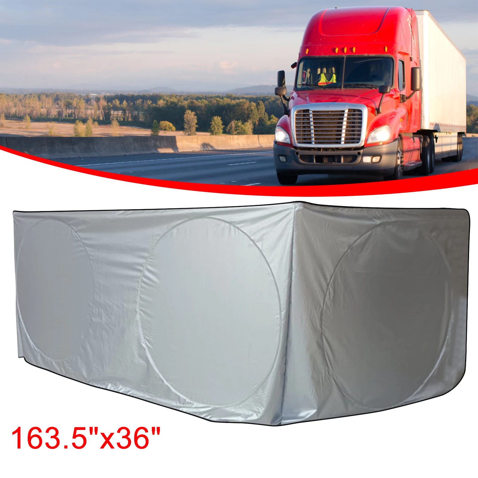 Semi-Truck Sun Shade for Windshield and Side Window Sunshade Maximum Coverage Windshields for Truck Block UV Sun Heat Rays
Semi-Truck Sun Shade for Windshield and Side Window Sunshade Maximum Coverage Windshields for Truck Block UV Sun Heat Rays
