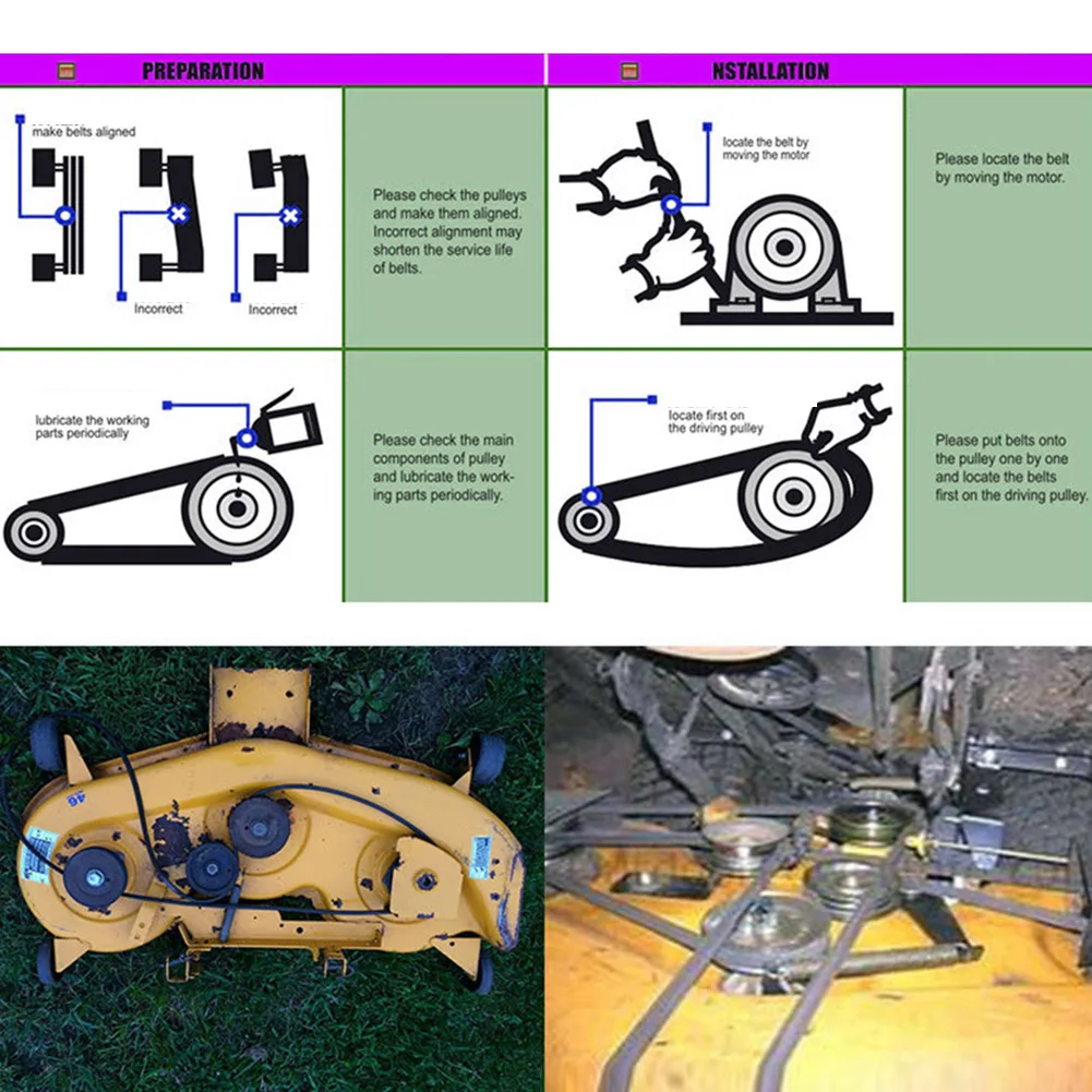 Mower Deck Belt Clearance Parts Replacement Deck Drive Belt For Deck Belt 754-04044 754-04044A 954-04044 954-04044A RZT50
Mower Deck Belt Clearance Parts Replacement Deck Drive Belt For Deck Belt 754-04044 754-04044A 954-04044 954-04044A RZT50