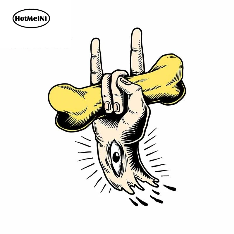 13cm x 9.9cm For Rock and Roll Sign Eye Bone Car Stickers Fine Decal Waterproof Vinyl Material Trunk Decoration
13cm x 9.9cm For Rock and Roll Sign Eye Bone Car Stickers Fine Decal Waterproof Vinyl Material Trunk Decoration