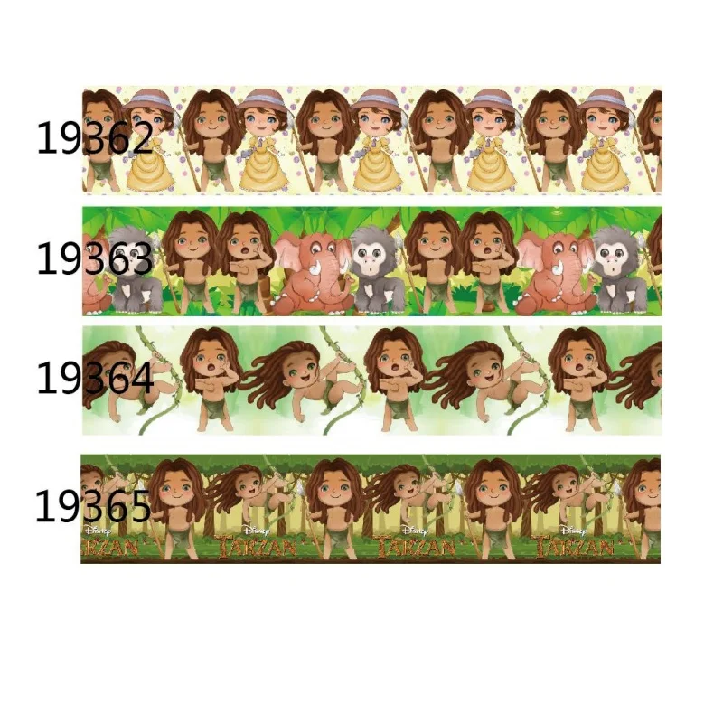 Disney Tarzan Grosgrain Ribbon for Diy Keychain Hairbows Toy Sewing Accessories Crafts Materials 10yards
Disney Tarzan Grosgrain Ribbon for Diy Keychain Hairbows Toy Sewing Accessories Crafts Materials 10yards