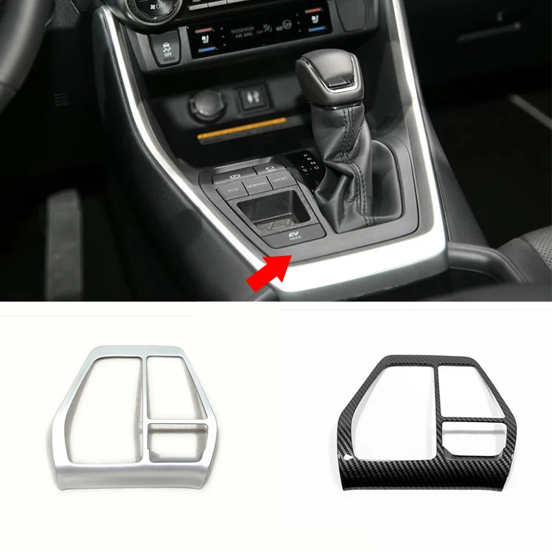ABS Chrome/Carbon fibre For Toyota RAV4 RAV 4 2019 2020 Car accessories Car gear shift knob frame panel Decoration Cover Trim
ABS Chrome/Carbon fibre For Toyota RAV4 RAV 4 2019 2020 Car accessories Car gear shift knob frame panel Decoration Cover Trim