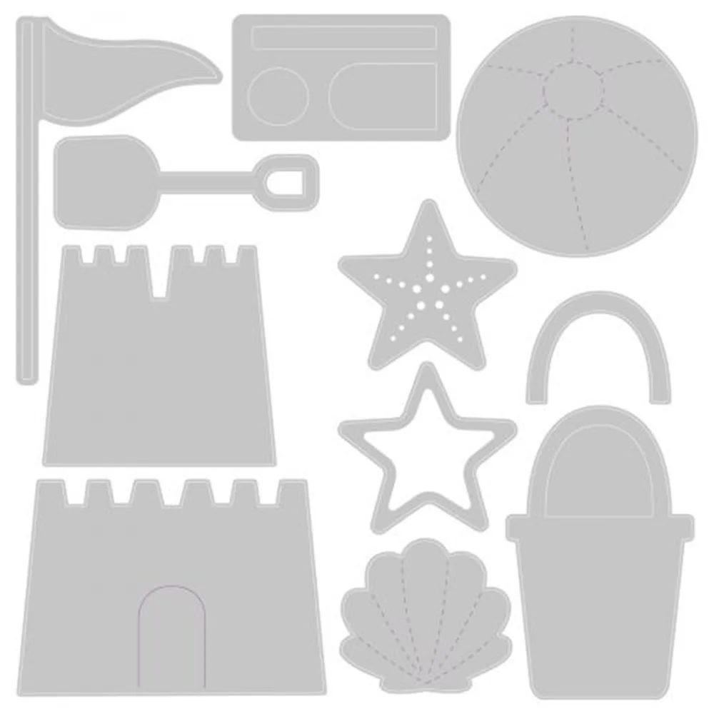 2022 New Summer Beach Funny Toy Shapes 11 Thinlits Cutting Dies Diy Paper Greeting Cards Scrapbooking Decoration Embossing Molds
2022 New Summer Beach Funny Toy Shapes 11 Thinlits Cutting Dies Diy Paper Greeting Cards Scrapbooking Decoration Embossing Molds