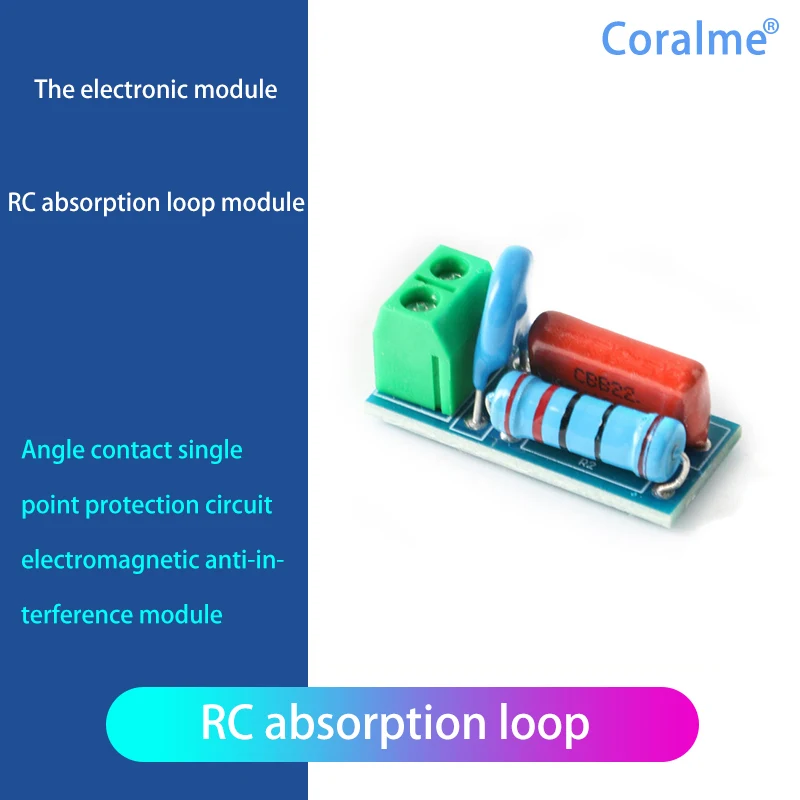 5pcRC Absor Ption Circuit Module Relay Contact Protection Circuit/Electromagnetic Anti-Interference Module/Buffer Circuit Module
5pcRC Absor Ption Circuit Module Relay Contact Protection Circuit/Electromagnetic Anti-Interference Module/Buffer Circuit Module