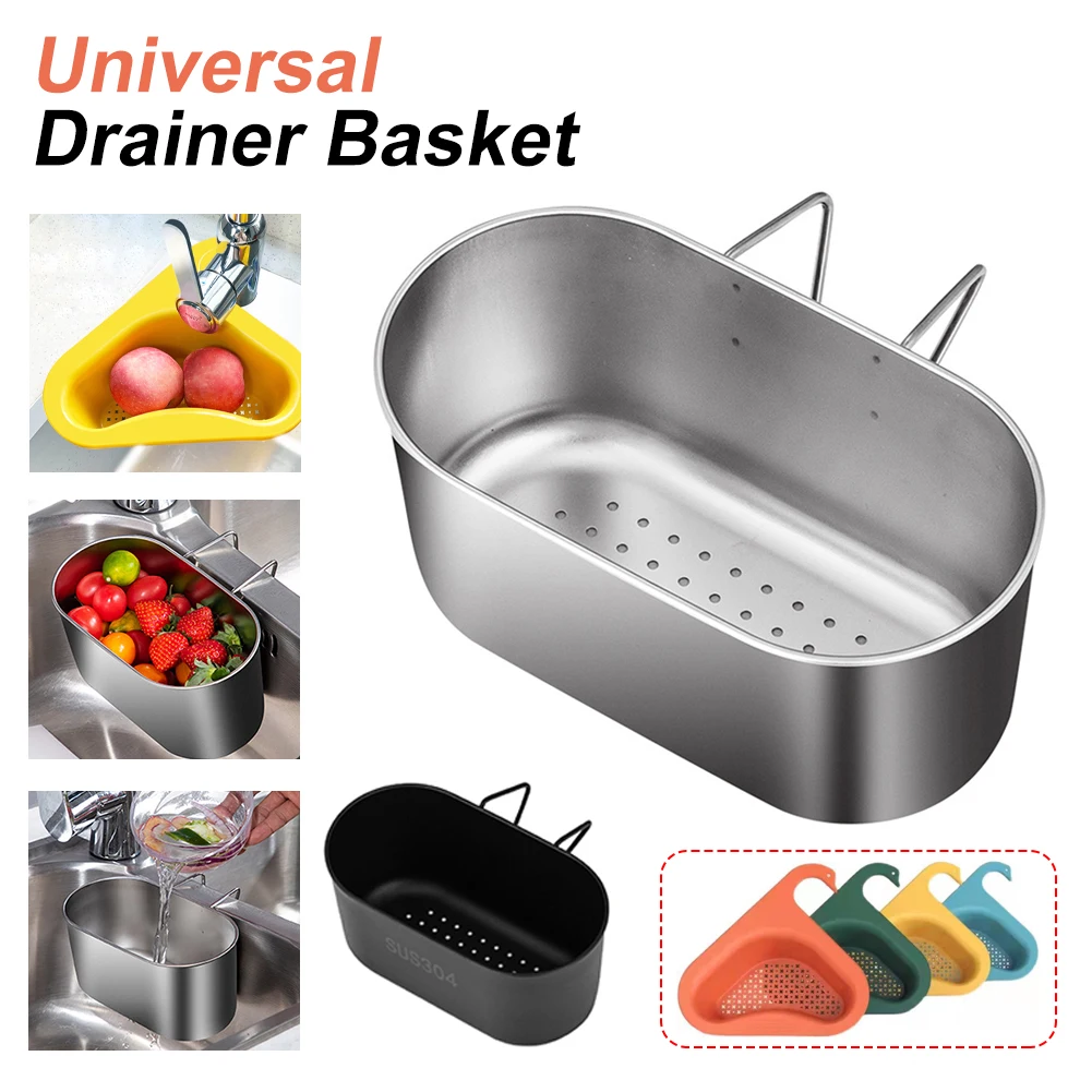 1Pc Stainless Steel Drain Basket Kitchen Sink Filter Shelf Fruit Vegetable Drainer Storage Rack Basket For Food Waste Leftover
1Pc Stainless Steel Drain Basket Kitchen Sink Filter Shelf Fruit Vegetable Drainer Storage Rack Basket For Food Waste Leftover